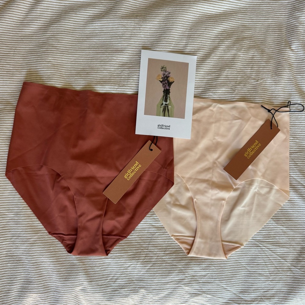 NWT Girlfriend Collective High Rise Briefs